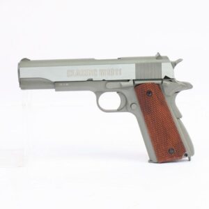 MILBRO CLASSIC 1911 AIRSOFT 6MM PISTOL IN SILVER