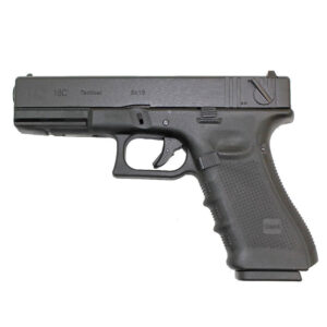 WE EU18 Gen 4 Black Airsoft Pistol - Versatile with Semi & Full-Auto Modes